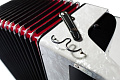 HOHNER Nova III 96 (A4271) white кнопочный аккордеон 7/8, трехголосный