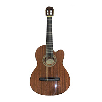 Samick CN1CE/N  Классическая гитара с вырезом, с подключением, анкер, красное дерево