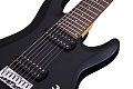 Schecter C-8 Deluxe SBK Гитара электрическая восьмиструнная, крепление грифа: на болтах