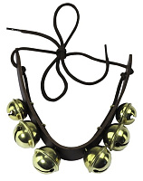 GEWA BELL WREATH Венок из 6 колокольчиков на ремне, со шнурком для крепления на руке или ноге