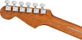 FENDER American Acoustasonic Jazzmaster Tungsten моделирующая полуакустическая гитара, цвет черный, чехол в комплекте