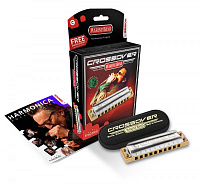 HOHNER Marine Band Crossover G high (2009186X)  губная гармоника - Richter Classic, корпус бамбук. Доступ на 30 дней к бесплатным урокам