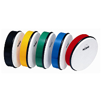 MEINL NINO45R  бубен (ручной барабан) 8" с колотушкой красный, мембрана пластик