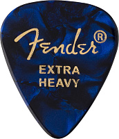 FENDER 351 Shape Premium Picks Extra Heavy Blue Moto 12 Count набор медиаторов, 12 шт., цвет синий