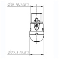 Neutrik NC5FRX разъем XLR угловой female кабельный 5 контактов