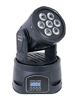 EUROLITE LED TMH-9 Moving-Head Wash - светодиодный прибор с полным вращением.  7x 8 Вт светодиодов RGBW 
