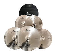 AISEN B8 CYMBAL PACK набор тарелок (14", 16", 18", 20") с чехлом