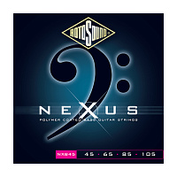 ROTOSOUND NXB45 STRINGS COATED TYPE струны для бас-гитары, с полимерным покрытием, 45-105
