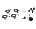 Samson LM8x Omnidirectional электретный микрофон-петличка для радиосистем, 50 Гц - 16 кГц, вес 2 грамма, в комплекте 4 провода с разъемами для разных радиосистем, чехол для хранения, ветрозащиты