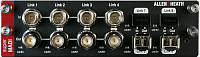 ALLEN&HEATH DLIVE-M-DL-SMADI  Аудиоинтерфейс SuperMADI, 96kHz, 128 I/O, 8x BNC, 4 слота SFP