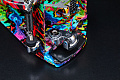 TAMA HP900RMPR Rolling Glide Single Pedal, Psychedelic Rainbow одиночная педаль в кейсе, цвет психоделическая радуга