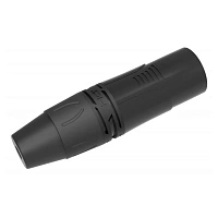 PROEL DHMX3PBK Разъем XLR3-"папа", позолоченные контакты, для кабеля диаметром 3-7 мм, цвет черный