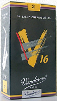 Vandoren SR702 трости для альт-саксофона, V16, №2, (упаковка 10 шт.)