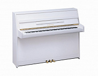 YAMAHA JU109 PWH акустическое пианино, цвет белый полированный, банкетка в комплекте