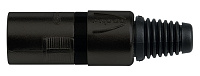 Proel XLR3MVPRON Разъем XLR папа, 3-пиновый, корпус алюминий, цвет черный