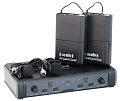 PROAUDIO DWS-807PT радиосистема с двумя петличными микрофонами, UHF, 16 каналов, IR настройка канала, пластиковый кейс