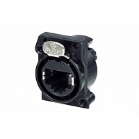Neutrik NE8FAH-C5 Разъем RJ45 панельный, гнездо, горизонтальная установка на ПП, тип A Cat 5e