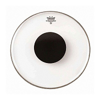 REMO CS-1322-10- CONTROLLED SOUND 22' CLEAR BLACK DOT BASS прозрачный пластик с черным центром