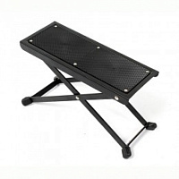 ROXTONE GS014 Black Подставка под ногу гитариста, с нескользящим резиновым покрытием. Цвет черный, сталь, вес 0,65 кг