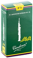 Vandoren SR3035 трости для сопрано-саксофона, JAVA, №3.5, (упаковка 10 шт.)