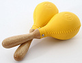 LP LP281 Professional Maracas маракасы пластиковые желтые, деревянная ручка