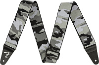 FENDER WeighLess 2" Gray Camo Strap гитарный ремень, расцветка камуфляж