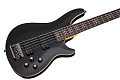 Schecter OMEN-5 BLK Бас-гитара пятиструнная, 2 звуконосителя, корпус липа, гриф клен/палисандр