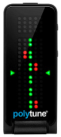 TC Electronic PolyTune Clip Black полифонический тюнер-прищепка, цвет черный