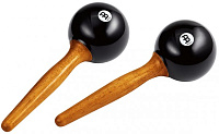 MEINL PM1BK  маракасы пластиковые, черный цвет, ручка - дерево