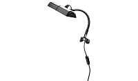 K&M 12275-000-55 подсветка для нот на гибком креплении со струбциной, 2 лампы до 25 ватт, кабель 2 метра