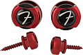 FENDER Infinity Strap Locks (Red) стреплоки, цвет красный