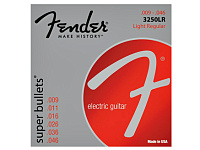 FENDER STRINGS NEW SUPER BULLET 3250LR NPS BULLET END 9-46, струны для электрогитары, стальные с никелевым покрытием