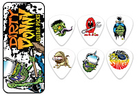 DUNLOP BL111T1.0 Dirty Donny Series 1 Pick Tin Набор медиаторов в жестяном коробке 1 мм (6 шт)
