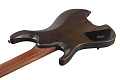 IBANEZ QX527PB-ABS безголовая электрогитара, 7 струн, HH, наклонные лады, цвет коричневый текстурированный