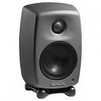 Genelec 8010AP активный 2-полосный монитор, НЧ 3" 25Вт, ВЧ 0.75" 25Вт. Подставки. Темный