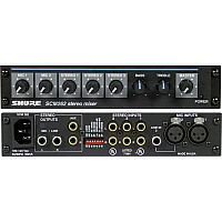 Shure SCM262E микрофонный стерео микшер 2 мик. 3 стерео пары