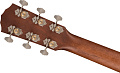 FENDER PD-220E Mahagony Aged Cognac Burst электроакустическая гитара, цвет темный санберст, кейс в комплекте