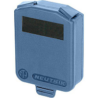 Neutrik SCDX-6-BLUE уплотнительная крышка для разъемов серии D, цвет синий