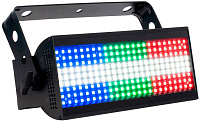 American DJ Jolt 300 светодиодный стробоскоп 1144x1.5 Вт RGB SMD LEDs + 144x5 Вт Cool White SMD LEDs, 6 каналов DMX