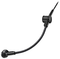AUDIO-TECHNICA ATGM2 Микрофон головной, монтируемый на наушники, конденсаторный, гиперкардиоида, черный
