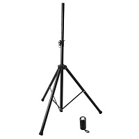 ONSTAGE SS7725 акустическая стойка, сталь, черная, диаметр штанги 35 и 37,7 мм (с адаптером)