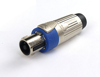 AuraSonics SN4M-3 кабельный 4-контактный разъем speakon male, металлический корпус