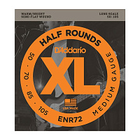 D'ADDARIO ENR72 Medium 50-105 Струны для 4-струнной бас гитары