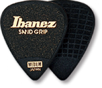 IBANEZ PA14MSG-BK PICKS медиатор medium, цвет черный, с абразивным напылением, толщина 1 мм