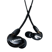 SHURE AONIC SE215DYBK+UNI-EFS внутриканальные наушники с одним динамическим драйвером, TRRS, цвет черный