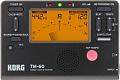 KORG TM-60-BK тюнер-метроном, цвет черный