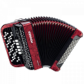 HOHNER Nova III 96 (A4273) red  кнопочный аккордеон 7/8, цвет красный