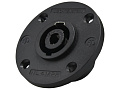 Neutrik NL4MPR панельный разъём Speakon, 4-контактный круглый фланец