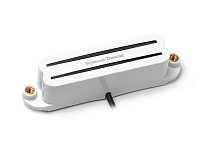 SEYMOUR DUNCAN SHR-1N HOT RAILS FOR STRAT WHITE Звукосниматель для гитары, мини-хамбакер, Strat, белый, нек, керамика, рельсовый