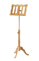 K&M 11706-000-00 пюпитр барочный деревянный (бук), высота 960-1320 мм, размер стола 450х310 мм, вес 3 кг